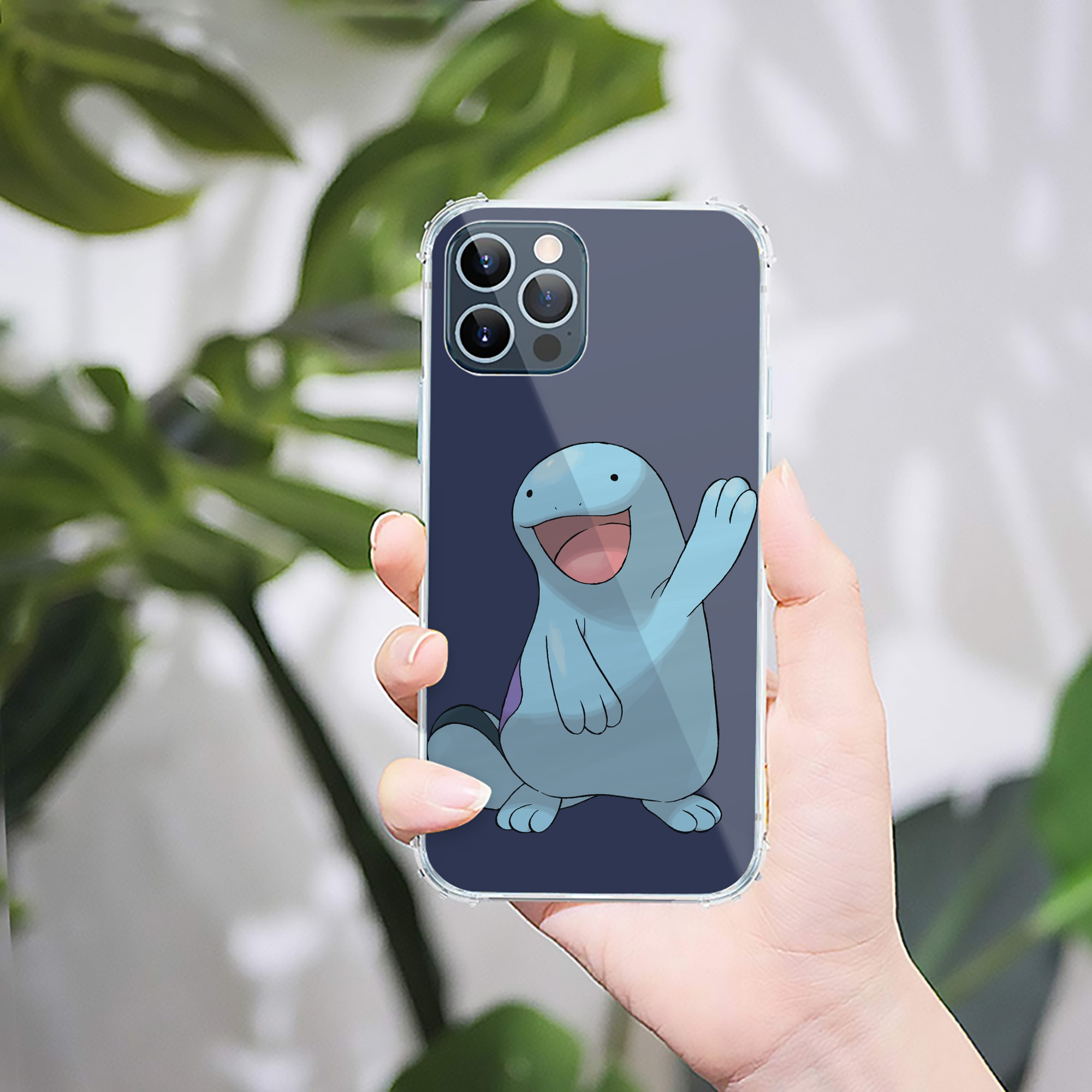 （画像用） ポケットモンスター Pokémon 【iPhone 12シリーズ対応】透明スマホケース（クリアソフトケース）